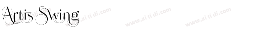 Artis Swing字体转换